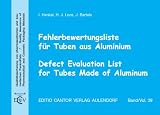 Fehlerbewertungsliste für Tuben aus Aluminium