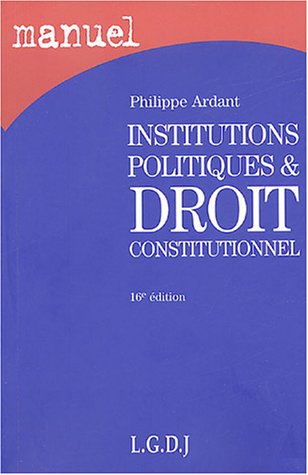 Institutions politiques et droit constitutionnel