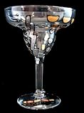 Man-O-Man Design - Hand Painted - Margarita - 9 oz.