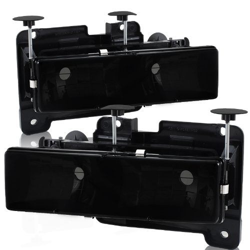 88-02 Chevy/GMC C10 Truck Dark Smoked Lenses Headlight