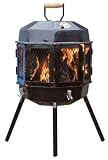 MasterBuilt The Grizzly Cub Portable Fireplace and Grill