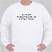 So many pedestrians, so little time. Sweatshirt