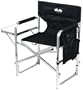 Ming's Mark SL1204-BLACK/FLAG Black and Flag Full Back Folding Director's Chair