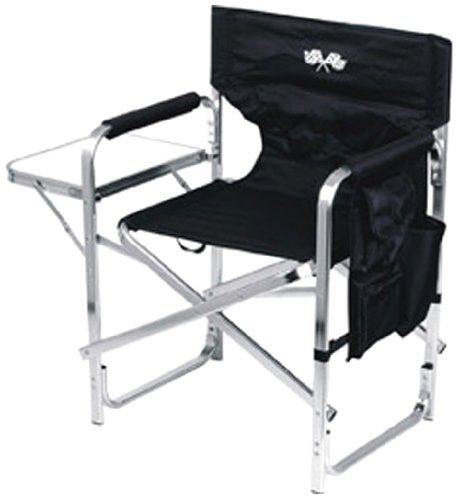 Ming's Mark SL1204-BLACK/FLAG Black and Flag Full Back Folding Director's Chair