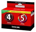Lexmark Twin-Pack #4 and #5 - Print cartridge - 1 x black, color (cyan, magenta, yellow) - LRP