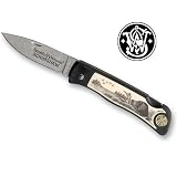 Smith & Wesson Hunter with Dog Scrimshaw Folding Knife