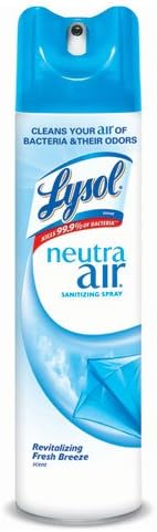 NEUTRA AIR from the Makers of LYSOL Fresh Scent, Aerosol, 10 oz - 12 aerosol cans of air freshener.