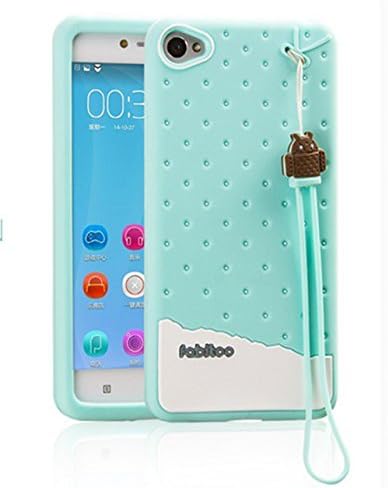 Fabitoo® Lenovo Sisley S90 Case, 3d Cute Cartoon Silicone Back Cases Covers for Lenovo Sisley S90 (Green)