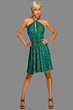 Crinkled Braided Halter Dresses