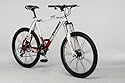 MOUNTAINBIKE MTB FAHRRAD AXLE WEISS/ROT 48 CM