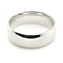14K White Gold Wedding Bands 6mm comfort-fit