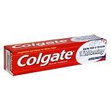 Colgate Baking Soda & Peroxide Whitening Fluoride Toothpaste with Tartar Control, 8.2-Ounce Tubes (Pack of 6)