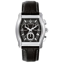 Accutron Men's 26B72 Oxford Chronograph Leather Watch