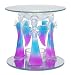Beautiful Glass Angel Trio Style Oil Burner With Mirror Base For All Your Home Fragrances