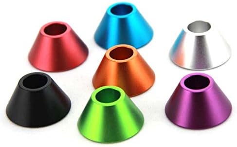 7pcs Multicolored Aluminum Metal Holder Base Stand for 510 Thread Tank( Pack of 7)