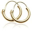 14k Yellow Gold Children's Hoop Earrings