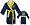 Transformers Blue/Yellow Fleece Robe for Children - 12/14