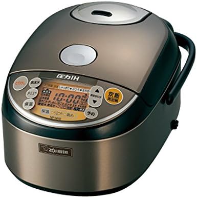 Zojirushi Pressure Ih Rice Cooker 5.5 Go Stainless Brown Np-ni10-xt