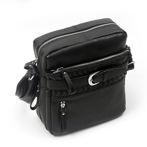 Garmin Forerunner 301 Portable GPS Automobile Navigator Carrying WOVEN Expandable Soft Faux Leather City Bag