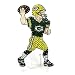 Green Bay Packers Outdoor Yard Christmas Decoration