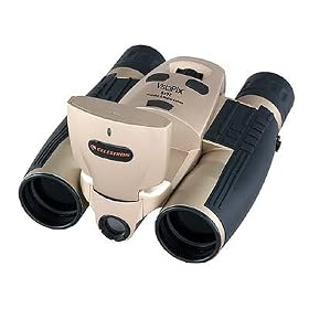 Celestron VistaPix 8x32 3.1 Megapixel Binocular Digital Camera w LCD (Champagne Gold) by Celestron