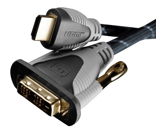 Childrens Toyshop  Electronics : Linx HDMI to DVI-D Cable 2.4m 8ft Lead with 24k Gold Plated Connectors