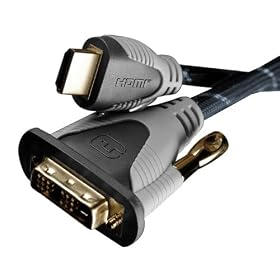 Linx HDMI to DVI-D Cable 2.4m 8ft Lead with 24k Gold Plated Connectors