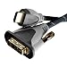 Linx HDMI to DVI-D Cable 2.4m 8ft Lead with 24k Gold Plated Connectors