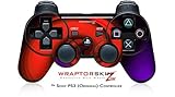 Sony PS3 Controller Skin Alecias Swirl 01 Red