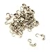 30 Bead Tips Clamshell Rhodium Plated Bead Stringing Parts