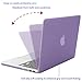 Mosiso Plastic Hard Case Cover Only for MacBook Pro 13 Inch with Retina Display No CD-Rom (A1502/A1425, Version 2015/2014/2013/end 2012), Light Purple