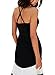 Anni Coco® Women's Classy Halter Black White Striped Party Evening Maxi Dresses