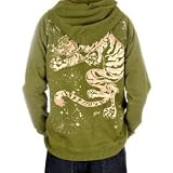 KU long sleeve zipped hoody