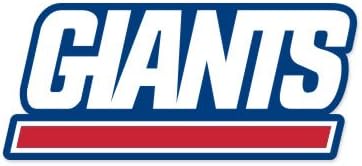 New York Giants NFL car bumper sticker decal (7" x 3")