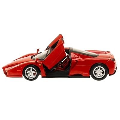 Hot Wheels Red Enzo Ferrari 1/18 Scale Diecast Model