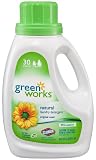 Greenworks Natural Laundry Detergent Liquid, Original, 45-Ounce Bottles,