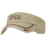 Nike Florida State Seminoles (FSU) Khaki Swoosh Adjustable Visor