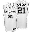 Tim Duncan Jersey - San Antonio Spurs Tim Duncan #21 Replica White Color Jersey