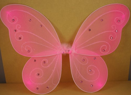 Pink Butterfly Fairy Costume Wings 18