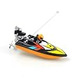 Black Radio Remote Control Forward Backward Left Right RC Mini Racing Speed Boat