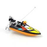 Black Radio Remote Control Forward Backward Left Right RC Mini Racing Speed Boat