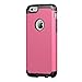 LUVVITT [Ultra Armor] Shock Absorbing Case Best Heavy Duty Dual Layer Tough Cover designed for Apple iPhone 6/6s Plus - Black / Pink