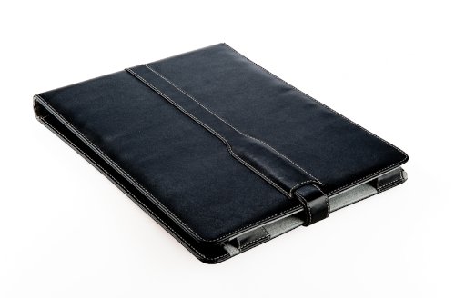 M-Edge Platform Synthetic Leather Kindle DX Jacket (Fits 9.7 Display, Latest Generation Kindle DX), Smooth Black