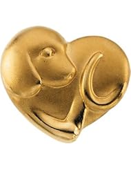 14K White Gold Puppy Love Brooch/Pend Slide 2 3. 5 0 X 2 6. 0 0mm