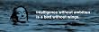 Salvador Dali - Mini Personality Poster (Intelligence Without Ambition Is A Bird Without Wings) (Size: 36" x 12")
