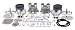 DUAL 44 HPMX EMPI CARB KIT Dune Buggy VW Baja Bug