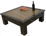 Produkt-Bild: Couchtisch aus Rattan 98x98cm