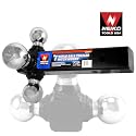 Neiko Heavy-Duty 3-in-1 Triple Trailer Hitch and Ball Mount with 6000 LB Capacity
