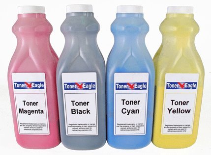 Dell 3110 3110cn 3115 3115cn High Yield Four Color Toner Refill Kit with Reset Chips. Refills 310-8092, 310-8094, 310-8096 and 310-8098. Manufactured by Toner Eagle. On Sale