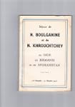 S�jour de n. boulganine et de n. khro...